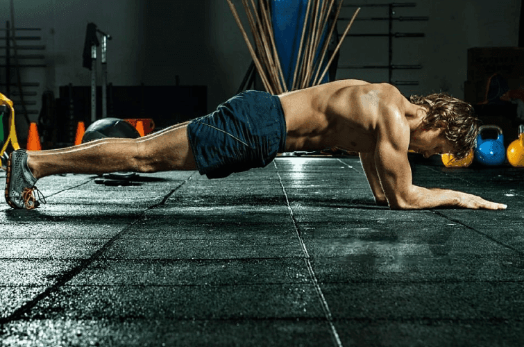 entrenamiento de abs marcar el abdomen